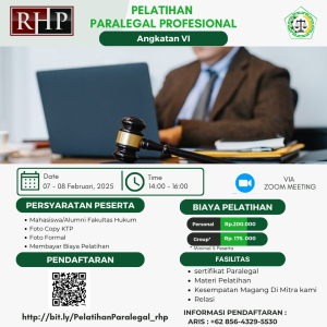 PELATIHAN PARALEGAL