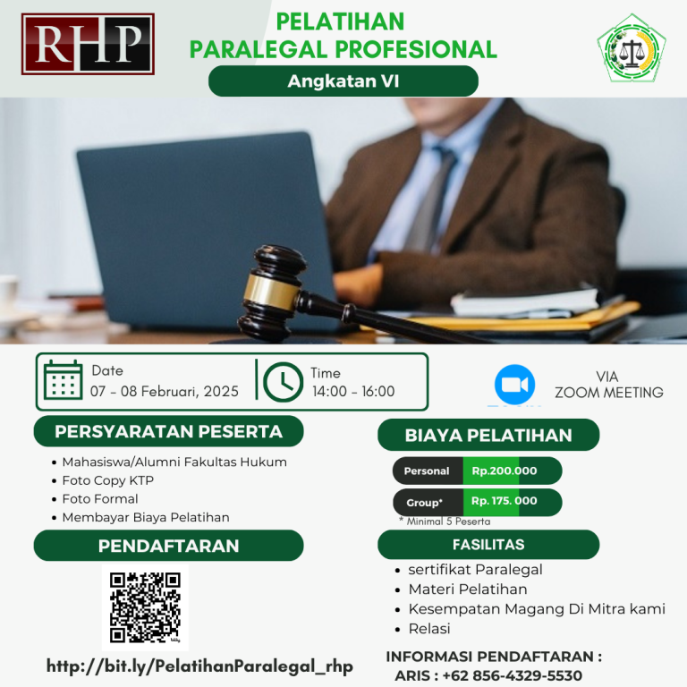 PELATIHAN PARALEGAL
